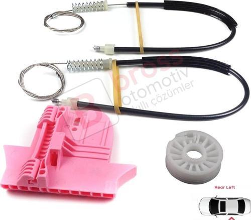 Ford Mondeo MK4 BA7 2007-2015 4/5 Kapı 7S71A27001 İçin Arka Sol Kapı Cam Kriko Tamir Seti