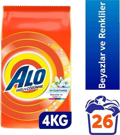 4 Kg Kar Çiçeği Ferahlğı Beyazlar Ve Renkliler Hızlı Çözülme  Toz Deterjan