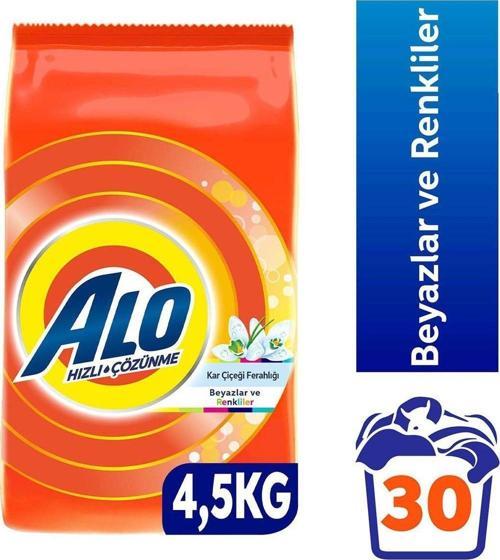 4,5 Kg Kar Çiçeği Ferahlğı Beyazlar Ve Renkliler Hızlı Çözülme  Toz Deterjan