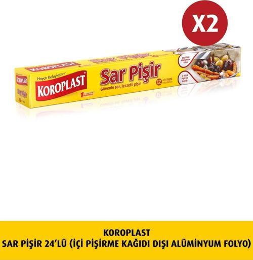 Sar Pişir 12li(İçi Pişirme Kağ.-Dışı A.Folyo)X2 Ad