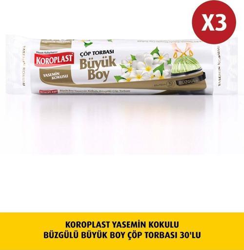 Yasemin Kokulu, Büzgülü Büyük Boy Çöp  10'luX 3 Ad