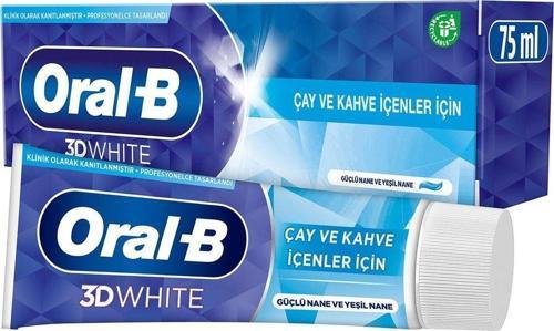 3D White Çay Ve Kahve İçenler İçin Diş Macunu 75 Ml