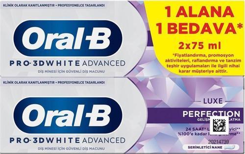 Pro 3D White Advanced Luxe Perfection Diş Macunu 150 Ml