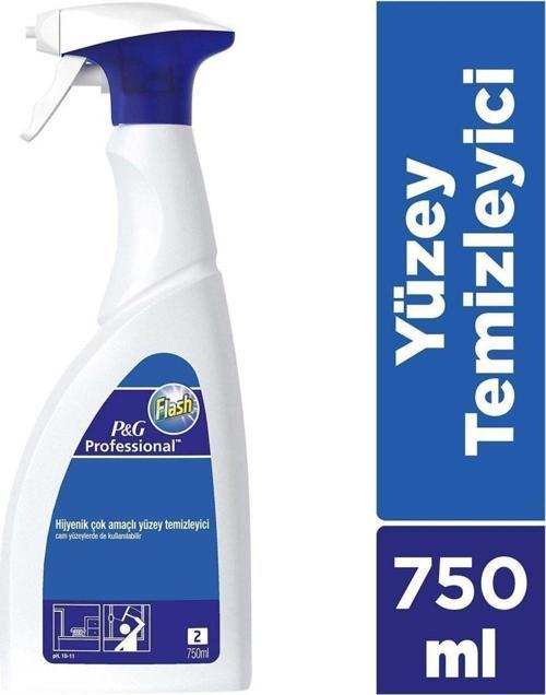 Professional 750 Ml Hijyenik Çok Amaçlı Yüzey Ve Cam Temizleyici Sprey