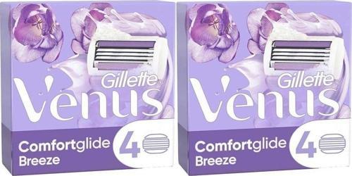 Venus Comfortglide Breeze Yedek Başlık Kadın Tıraş Bıçağı 8'Li (4x2)