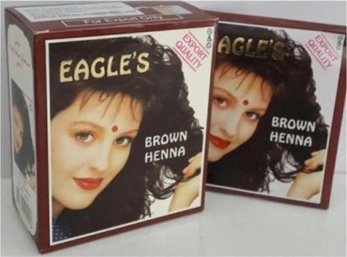 Kahverengi Hint Kınası 6'lı Paket Brown Henna