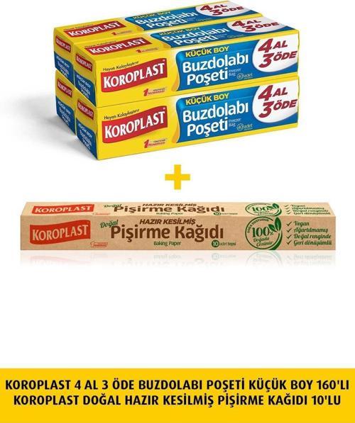 4 AL 3 ÖDE B.D Poş.Küçük 160+Hazır Kes.Piş.Kağ.10