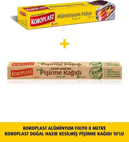 A. Folyo 8 metre+Hazır Kesilmiş Pişirme Kağıdı10lu