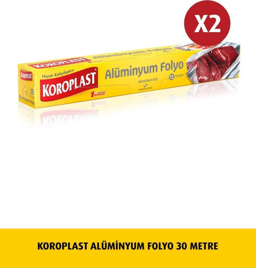 Alümünyum Folyo 15 metre X 2 Adet
