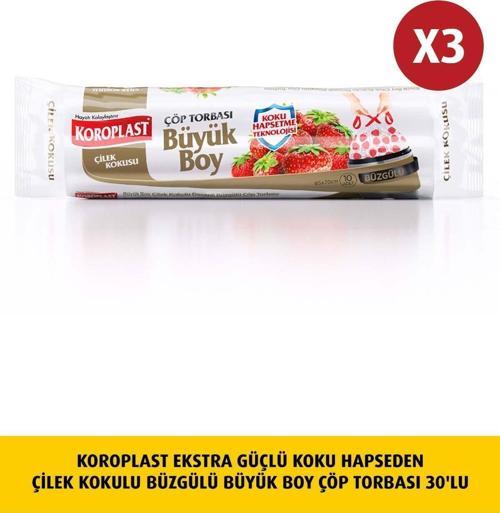 Koku Hapseden Çilek , Büzg Büyük  Çöp  10luX3 Ad