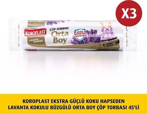 Koku Hapseden Lavanta Büzg Orta Boy Çöp 15liX3 Ad