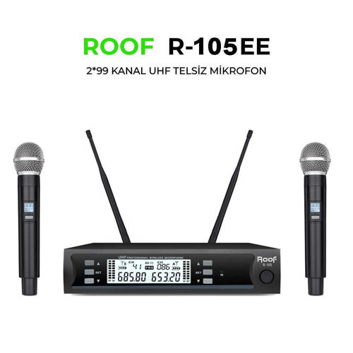R-105 UHF TELSİZ EL-EL MİKROFON