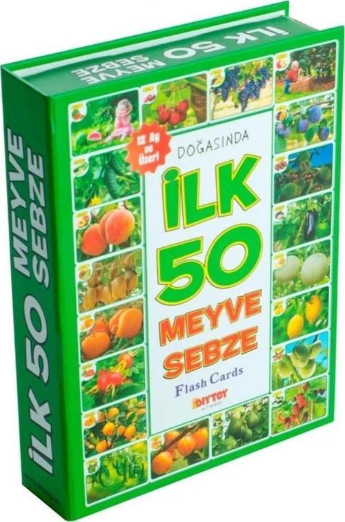 Bebeğimin İlk 50 Meyve Eğitim Seti - Bebek Gelişim Oyuncağı