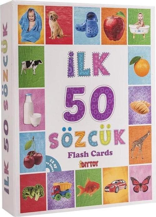 Bebeğimin İlk 50 Sözcüğü Eğitim Seti - Bebek Gelişim Oyuncağı