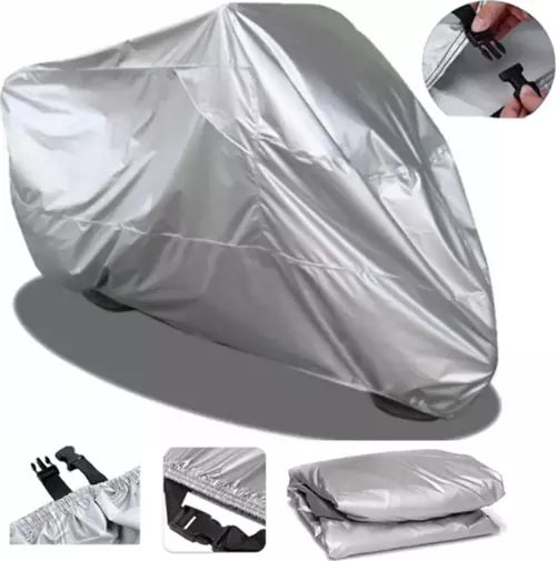 Rks Vip Rider 3S Elektrikli Arka Çanta (Bağlantı Tokalı) Uyumlu Solarblock Motosiklet Brandası