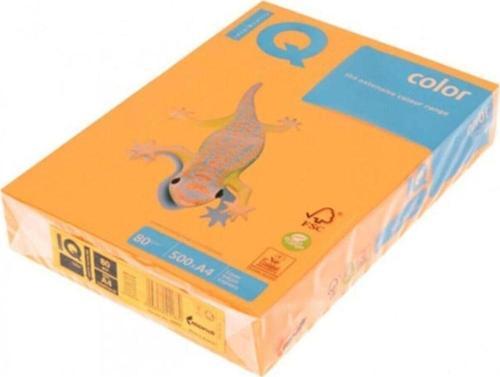 IQ Color Renkli Kağıt A4 80 Gr Fosforlu Turuncu 500 Lü (1 Koli 5 Paket)