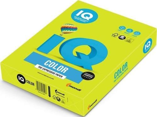 IQ Color Renkli Kağıt A4 80 Gr Fosforlu Yeşil (1 Koli 5 Paket)