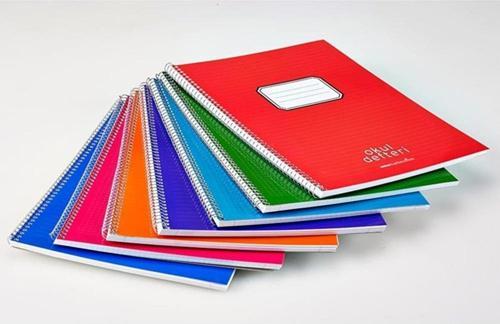 Spiralli Defter Karton Kapak Çizgili 120 Yaprak A4 6 Lı Paket