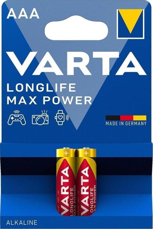 Longlife Max Power Alkalin İnce Kalem Pil AAA (2 Li Paket)