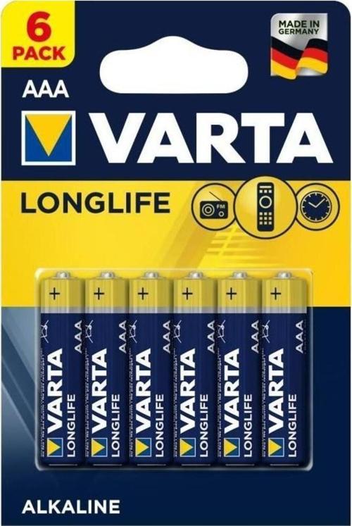 Longlife Power AAA İnce Kalem Pil Alkalin (6 Lı Paket)