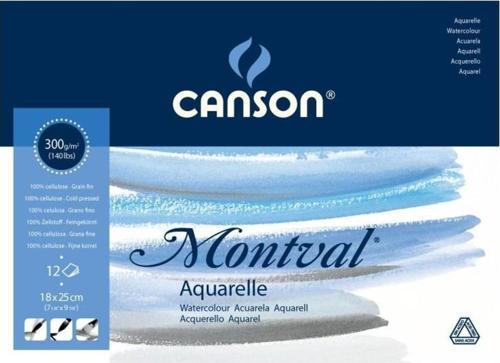 Montval Sulu Boya Blok Pad Canmontv 12 Yaprak 18x25 CM 300 GR Sulu Boya Blok