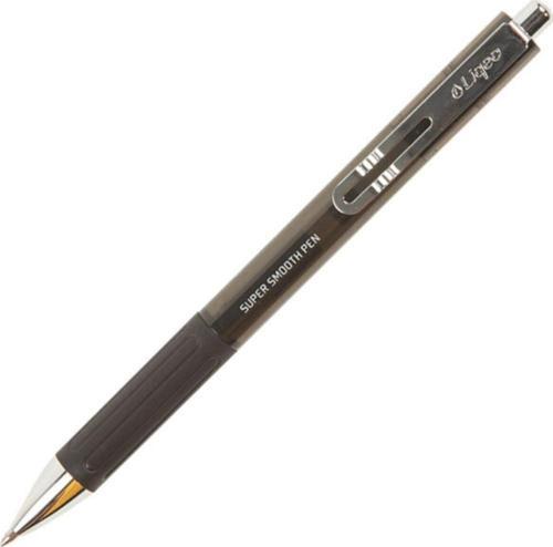 Liqeo Super Smooth Gel Pen 0.7 MM Siyah Roller Kalem (12 Li Paket)