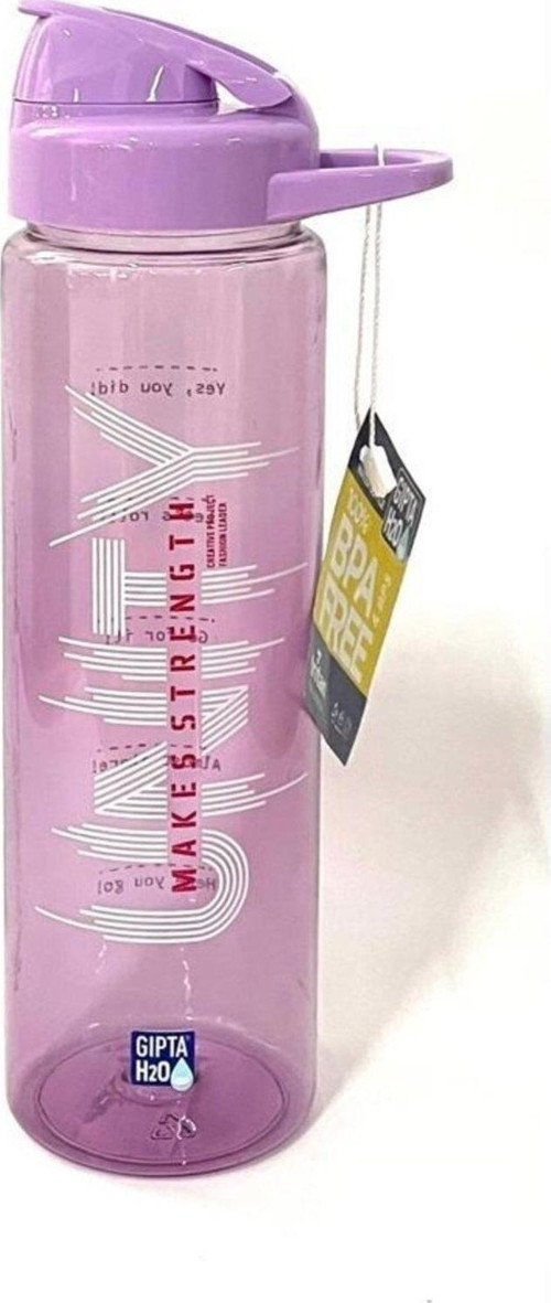 Unity Tritan Boyalı Desenli Matara 600 ml (Karışık Renk 1 Adet)