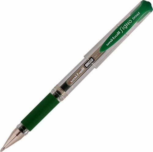 Roller Kalem Signo Broad Jel Bilye Uç İmza Kalemi 1.0 MM Yeşil (12 Li Paket)