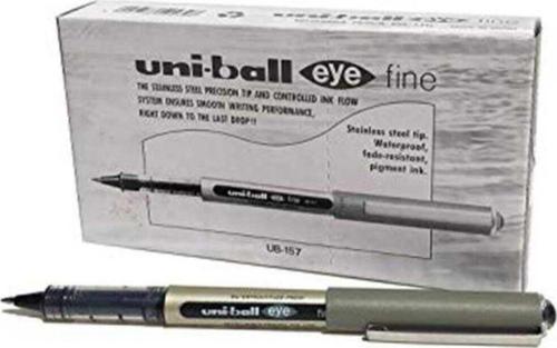 Roller Kalem Eye Fine Bilye Uç 0.7 MM Siyah UB-157 (12 Li Paket)