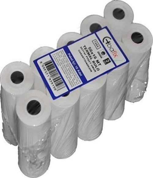Termal Rulo 56X16 Mt 10 Lu (1 Paket 10 Adet)