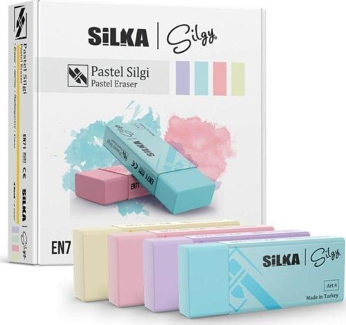 Art.4 Pastel Öğrenci Silgisi Karışık Renklerde (20 Li Kutu)