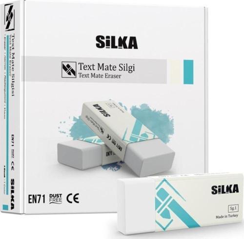 Text Matel Öğrenci Silgisi Beyaz Öğrenci Silgisi (20 Li Paket)