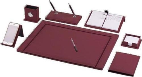 Sümen Takımı 10 Parça Macro Desen Bordo Lüks Çerçeveli Sümen Takımı