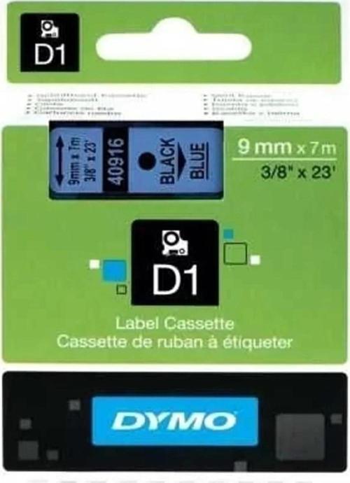 D1 Şerit 9 Mm x 7 Metre Mavi / Siyah D1 Yedek Şerit