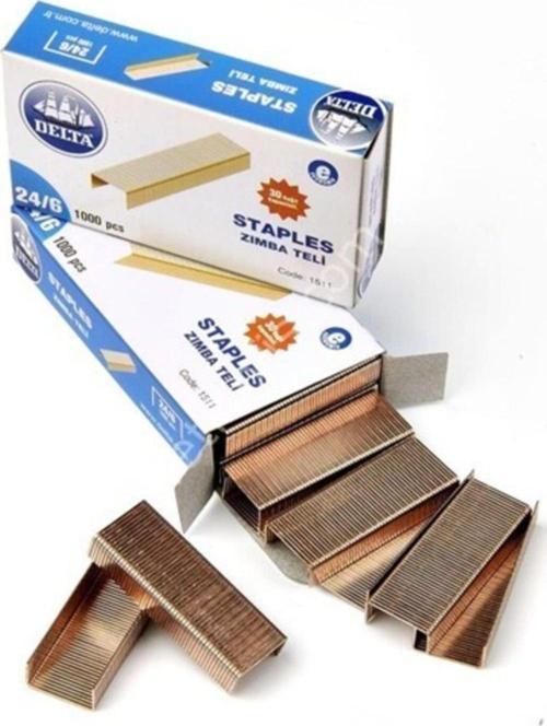 Bakır Zımba Teli 24/6 1000 Li (10 Kutu)