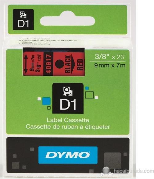 D1 Şerit 9 MM x 7 Metre Kırmızı/Siyah D1 Yedek Şerit