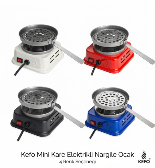 Kefo Mini Kare Elektrikli Nargile Ocağı