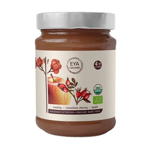 Organik Kuşburnu Kızılcık Elma Karışımı 100 Gr