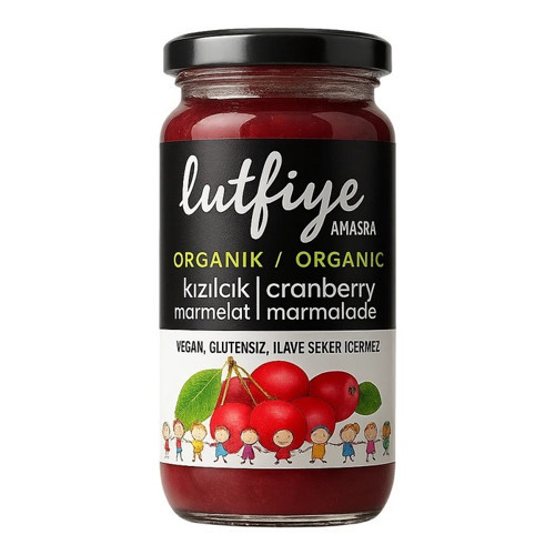 Organik Kızılcık Marmelatı 280 Gr