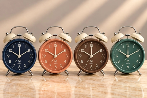 Metal Çift Zilli Çalar Saat Alk6459