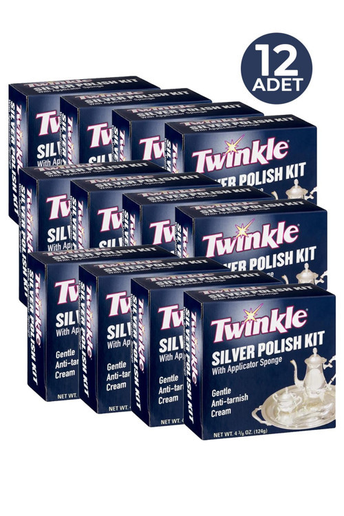 Silver Polish Kit Gümüş Parlatıcı Krem 124GR 12 Adet