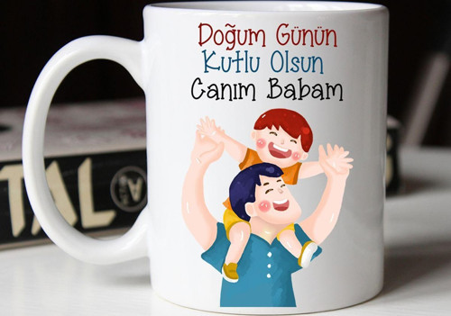 Babaya Doğum Günü Hediyesi Kupa Bardak