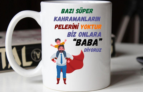 Babaya Doğum Günü Hediyesi Kupa Bardak