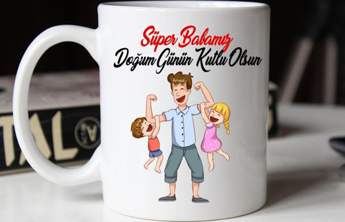 Babaya Doğum Günü Hediyesi Kupa Bardak