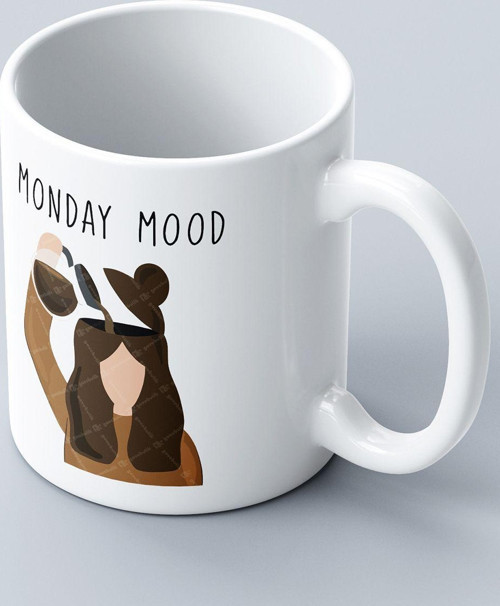 MONDAY MOOD /Baskılı Kupa Bardak - Sevgililer Günü ///Özel
