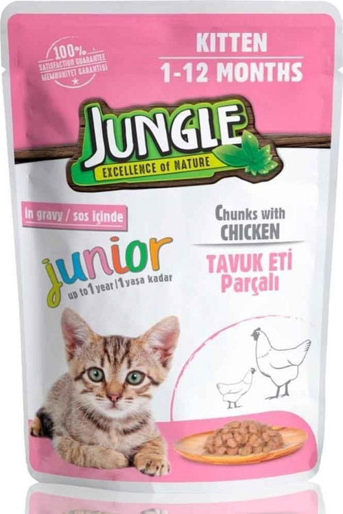 Yavru Pouch Tavuk Etkili 100 Gr. (6'lı)