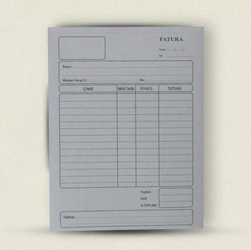 Otokopili Fatura 14 x 20 cm 3 Nüsha (12 Li Paket)
