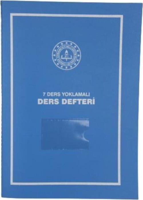 Ders Defteri Yoklamalı Plastik Kapak 6-7-8 Sınıf 7 Ders 25x35 Cm
