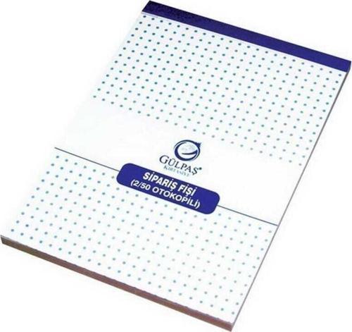 Sipariş Fişi Otokopili Sipariş Fişi 2-50 14x20 Cm (12 Koçan)