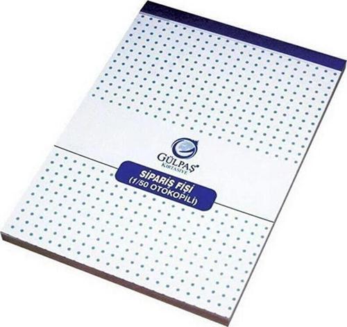 Sipariş Makbuzu 12x16 CM 1/50 Otokopili Sipariş Makbuzu (12 Li Paket)